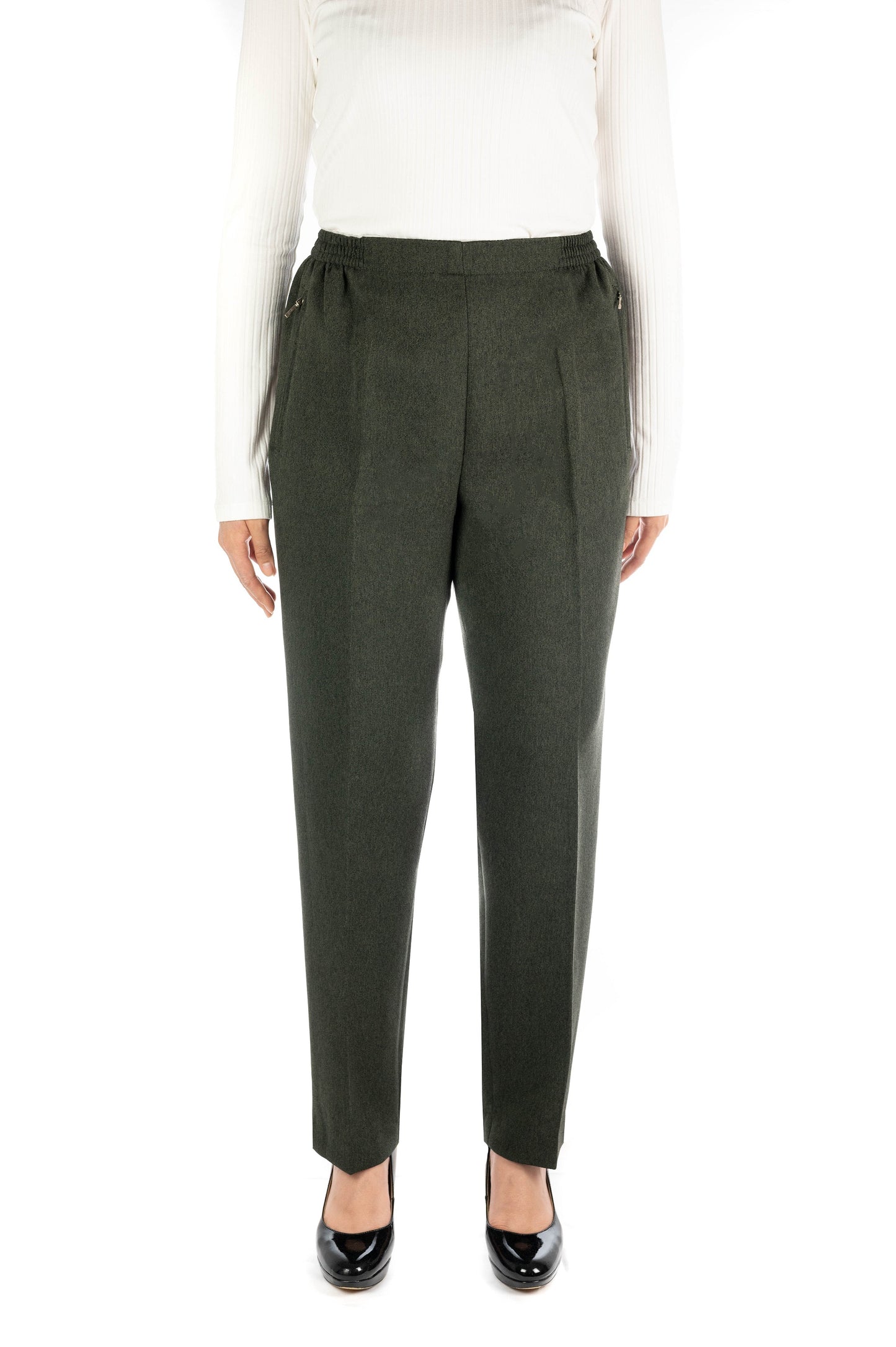 MILA - Melierte Winter Schlupfhose