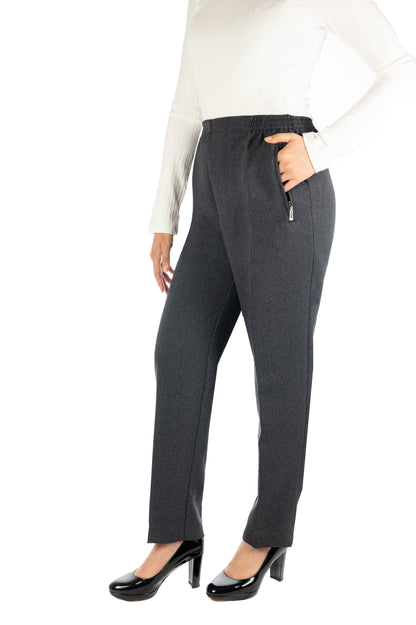 MILA - Melierte Winter Schlupfhose