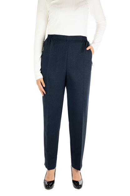 MILA - Melierte Winter Schlupfhose